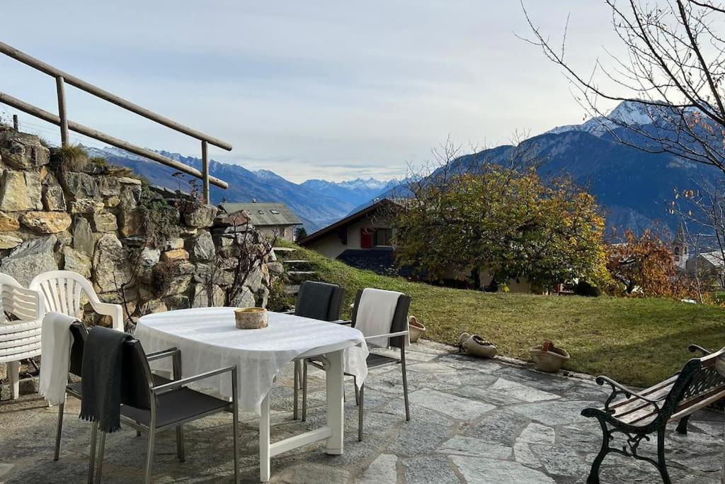 New: Appartement Refait A Neuf Avec Vue! Crans-Montana Exterior foto